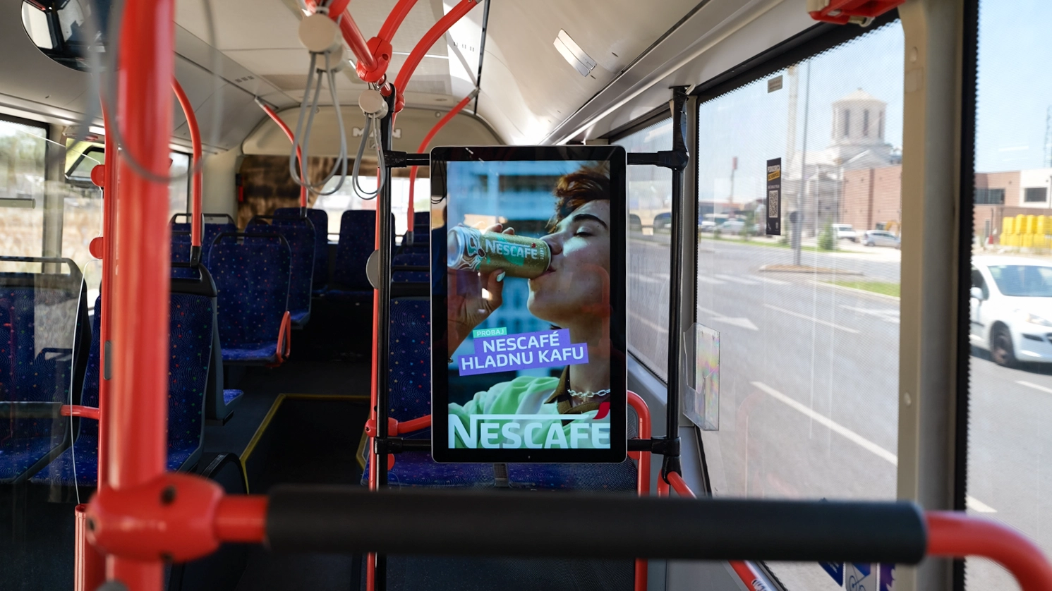 Nescaffe - Bus Advertising - Digital