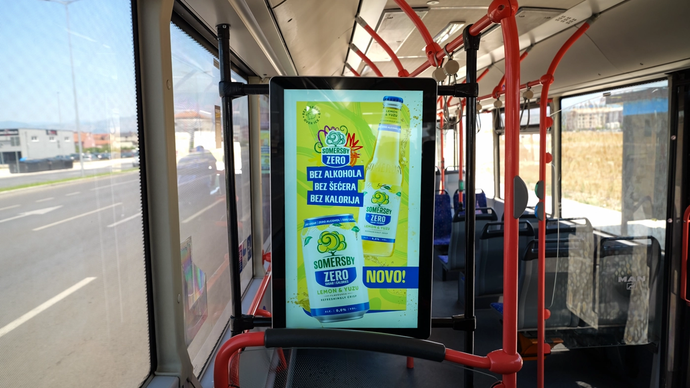 Somersby - Bus Advertising - Digital